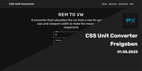 Version des CSS-Einheitenkonverters