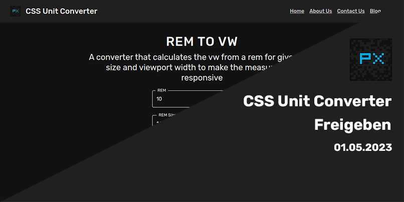 Version des CSS-Einheitenkonverters