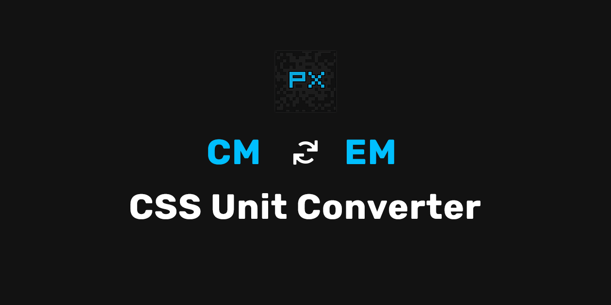 cm به em